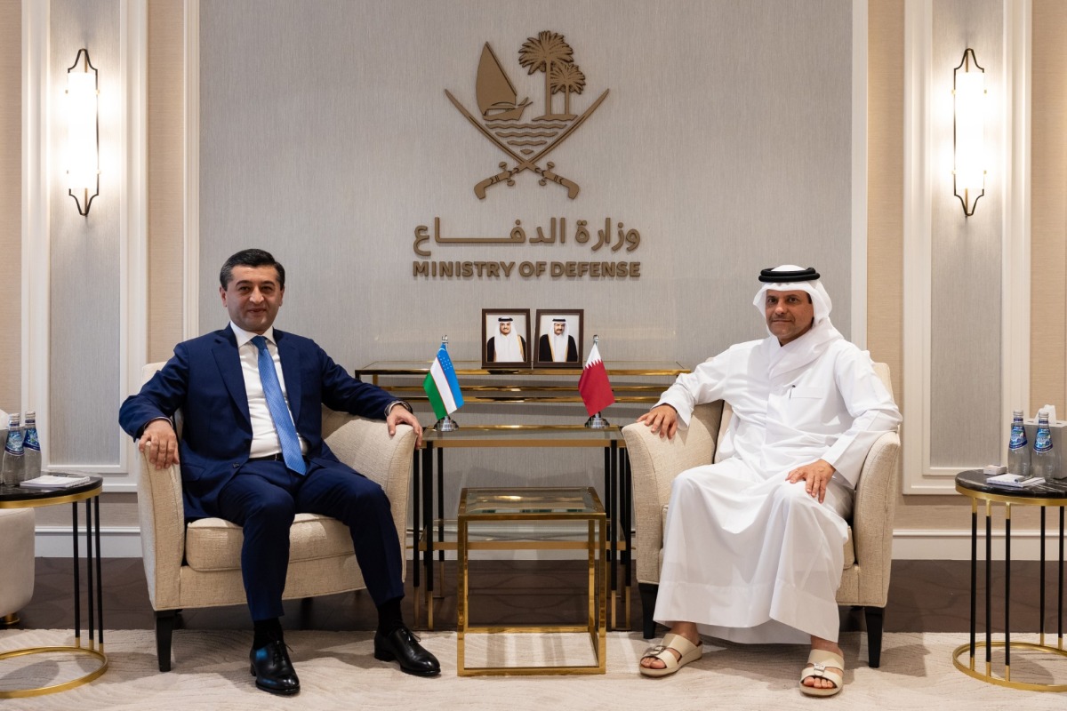 نائب رئيس مجلس الوزراء ووزير الدولة لشؤون الدفاع يلتقي وزير الخارجية الأوزبكي