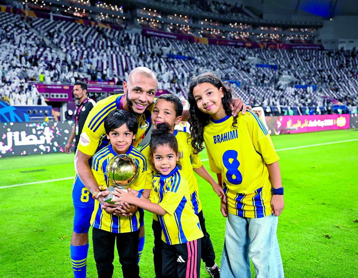 ياسين براهيمي &laquo;عريس&raquo; النهائي: التتويج بأغلى الكؤوس فرحة لا توصف